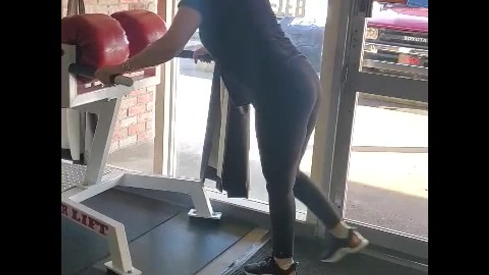Hip mobility with glute flex